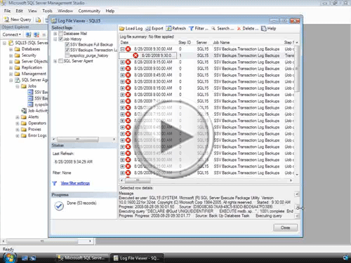 Troubleshooting SSMS Maintenance Plans