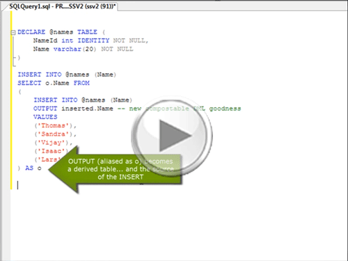 SQL Server 2008 T-SQL Enhancements