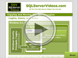 Watch Copying and Moving SQL Server Logins.